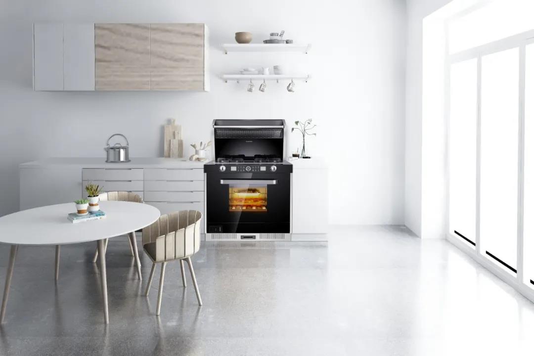 開放式廚房有“硬傷”？佳歌蒸烤消一體集成灶幫你解決！