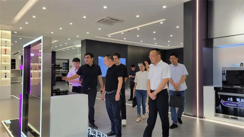 紹興市市場監(jiān)督管理局領導一行蒞臨佳歌二期智能化新工廠參觀考察！