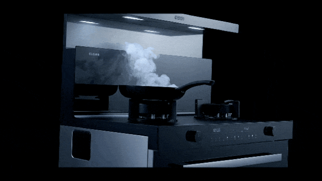 用佳歌集成灶，告別廚房油煙困擾！